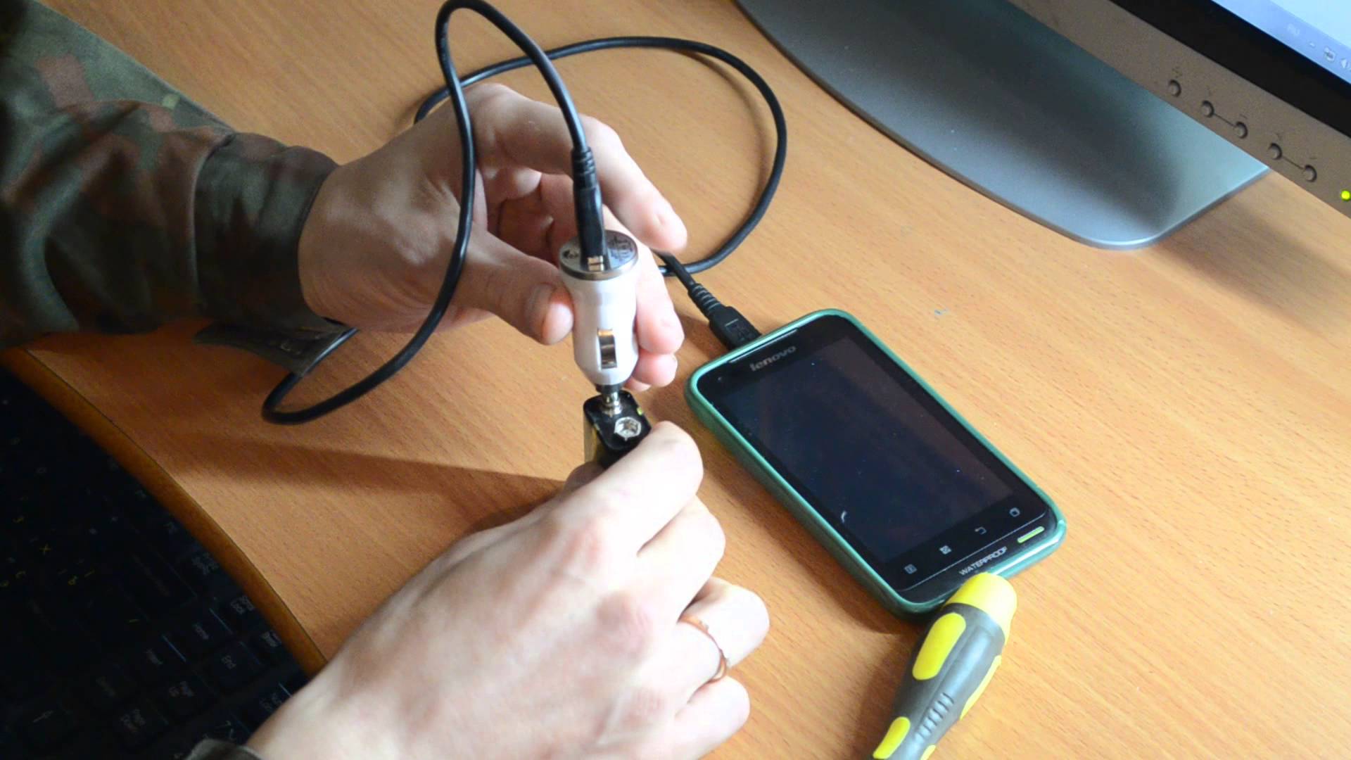 Как сделать телефон с проводом Как сделать телефон с проводом
